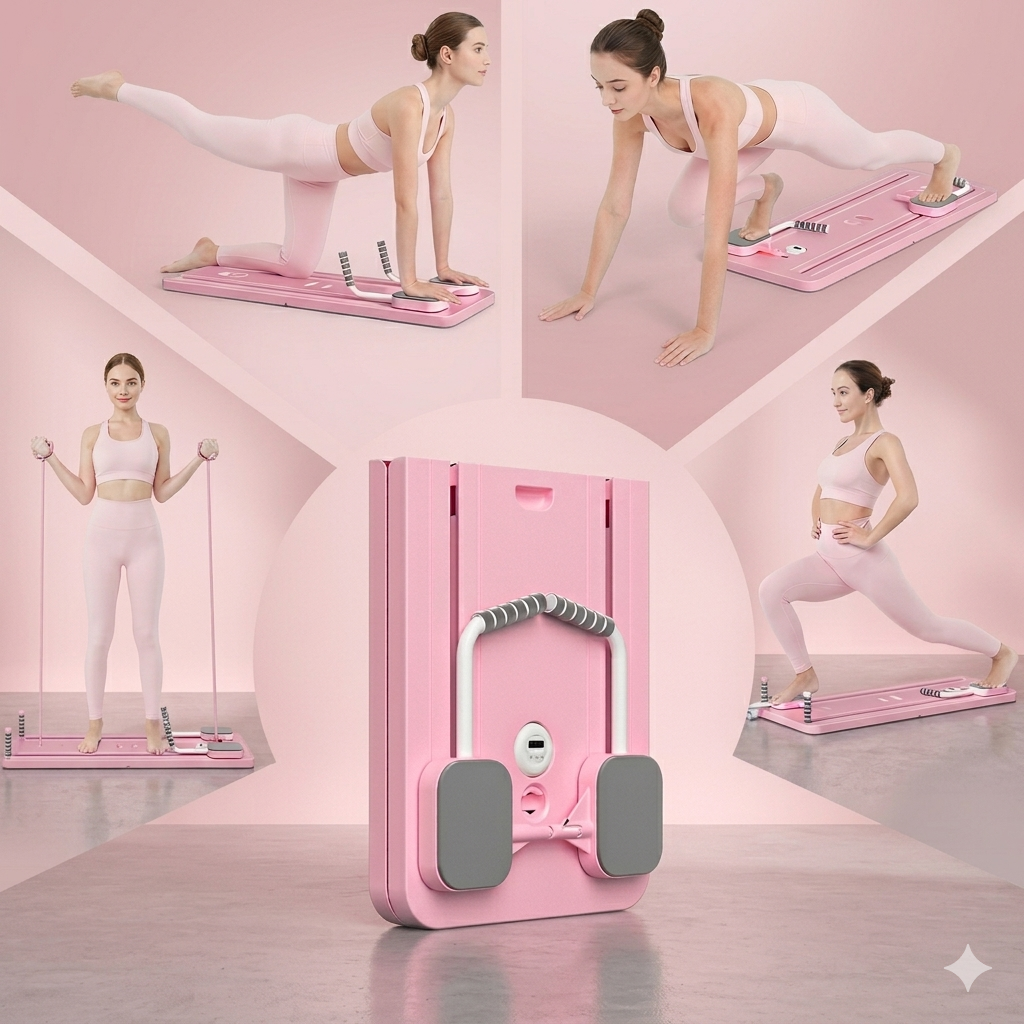 Ensemble Pilates Réformateur Pliable 6 en 1 — Pure Pilates™